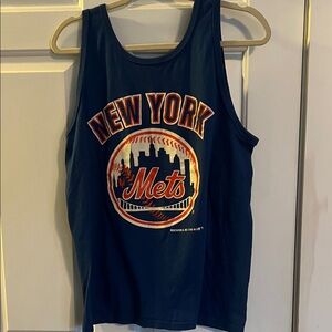 New York Mets Women's Navy Tank Top